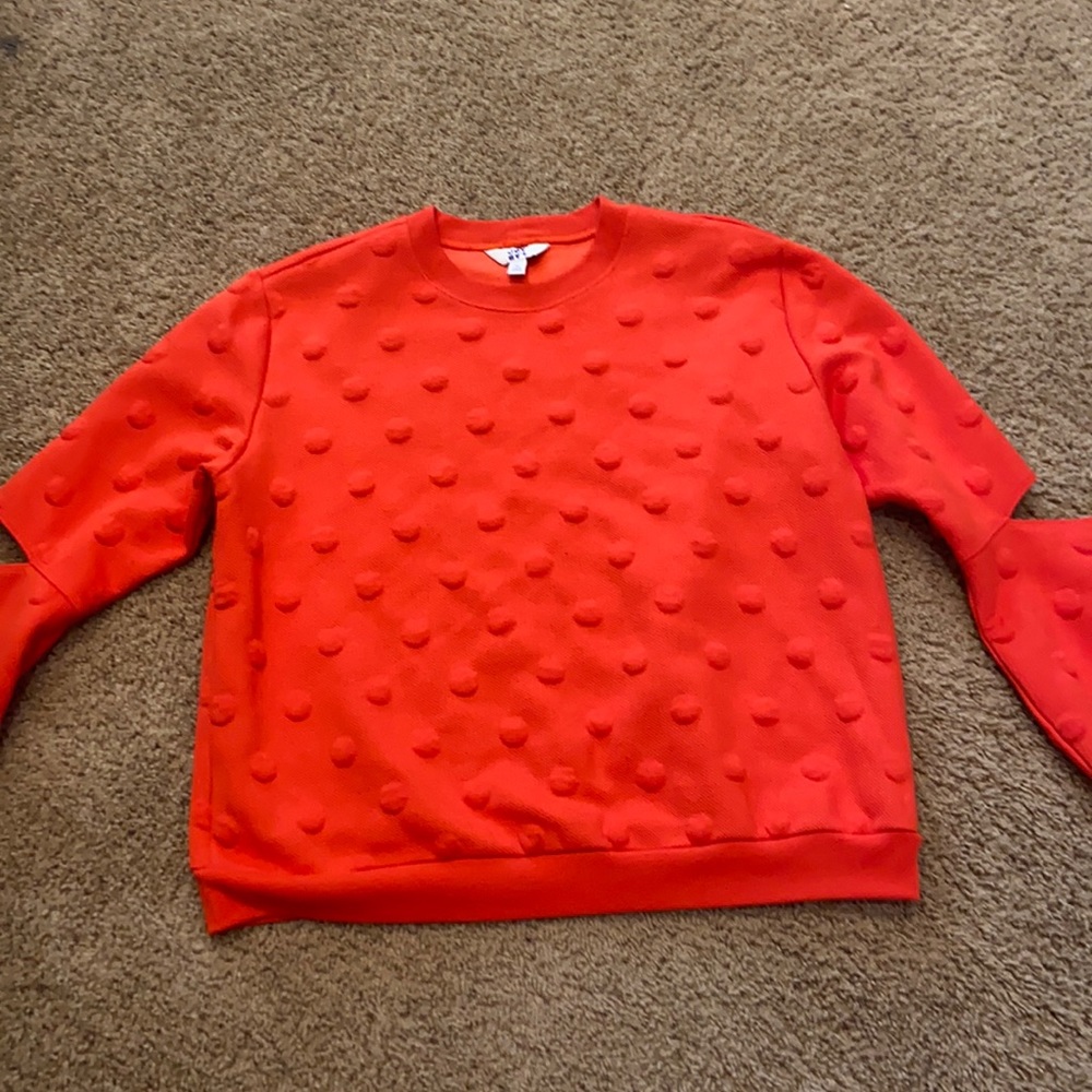 joy lab textured cut-out sweater